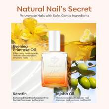 Modelones 15ml Nail Natural Concealer Foundation Polish, Air Dry Nail Tech Must Haves Kit For Damaged Nails Imperfection Masking, Pearl White