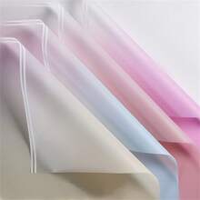 Papel de envolver coreano degradado de 10 piezas/20 piezas para tienda de flores, ramo de flores, arreglo floral, papel mate, embalaje de flores frescas - 10 piezas - Ver 12