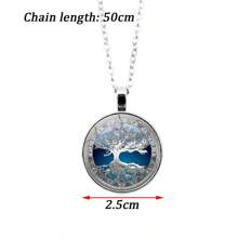 4 Piece Jewelry Set Antique & Simple Celtic Tree Of Life Time Gemstones Necklace Set Including Necklace, Bracelet, Bangle And Stud Earrings Suitable For Women Daily Wear And Gift Giving - Jewelry - View 9