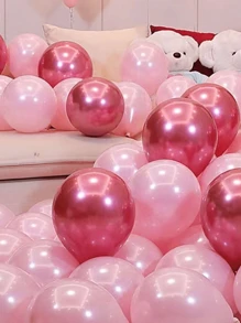 30 pièces Ballons décoratifs métalliques pour fête, événement et décoration de chambre, fournitures pour anniversaire et fête à thème