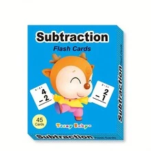 A Box Of 45 English And Mathematics Learning Flashcards With Size Of 11.5cm*9.5cm - Card - View 3