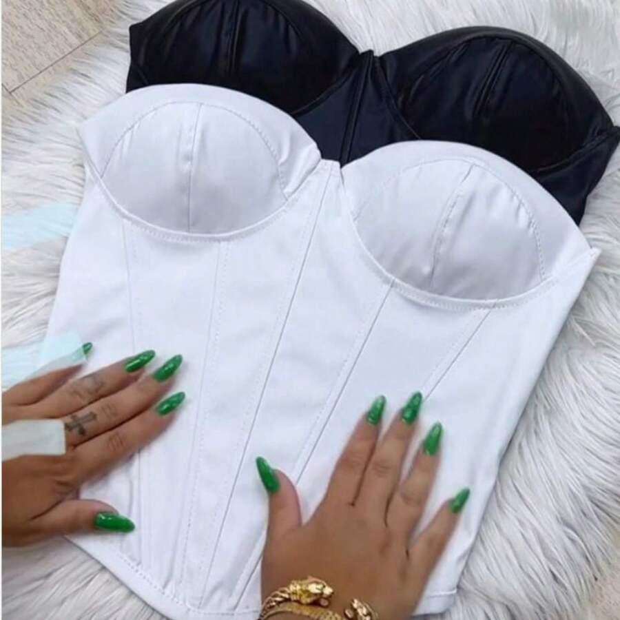 Women Tops - 白色 - 查看 1