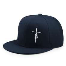 New Korean Style Flat Brim Baseball Cap For Big Head Men With Sun Protection And Enlarged Size In Black Color Hip Hop Hat