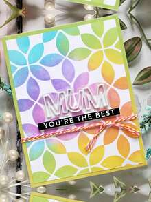 Thiết kế nghệ thuật "MOM" dùng cho Ngày của Mẹ trong khuôn cắt kim loại, trang trí sổ lưu niệm DIY thủ công, thiệp giấy, album ảnh, quà tặng, lời chúc, sinh nhật, thiệp cảm ơn, dụng cụ cắt kim loại - Bạc - Xem 6