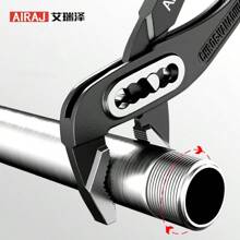 Airaj 8吋大水泵鉗快速釋放水管鉗組合鉗水電工具 - 黑色 - 查看 3