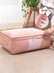 1pc Pink Morandi Quilt Storage Bag, Moving Clothes Organizer Packing Bag, Travel Duffel Bag, Household Load Clothes, Dormitory Quilt Storage Bags Decorations Decor Festival Decor Room Decor Home Decor Decor Bedroom Decorbedroom,Organizer,Organiser,Home Storage,White T Shirt Women,Black Pants Women,Ladies Winter Clothes,Dress,Winter Clothes For Ladies,Elegant Woman Dresses,White Shirt For Ladies,Long Sleeve,White Jumpsuit For Women,Spring Dresses For Women,Spring Outfits For Women,Spring,Spring Clothes,Minimalist,Summer Tops