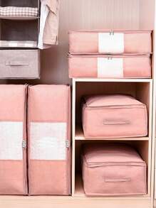 1pc Pink Morandi Quilt Storage Bag, Moving Clothes Organizer Packing Bag, Travel Duffel Bag, Household Load Clothes, Dormitory Quilt Storage Bags Decorations Decor Festival Decor Room Decor Home Decor Decor Bedroom Decorbedroom,Organizer,Organiser,Home Storage,White T Shirt Women,Black Pants Women,Ladies Winter Clothes,Dress,Winter Clothes For Ladies,Elegant Woman Dresses,White Shirt For Ladies,Long Sleeve,White Jumpsuit For Women,Spring Dresses For Women,Spring Outfits For Women,Spring,Spring Clothes,Minimalist,Summer Tops