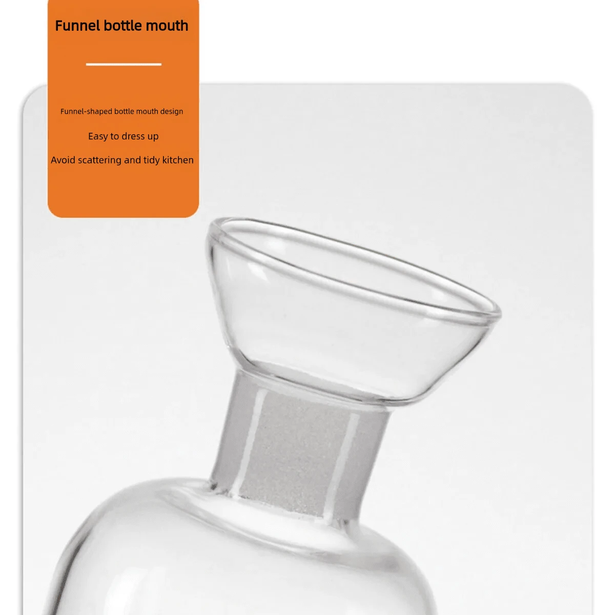 Distributeur D'Huile Et Vinaigre En Verre 2 En 1 - Bouteille Borosilicate Transparent Avec Couvercle Liège