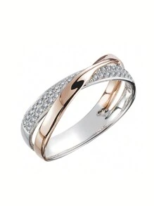 1 PC Charme S925 Sterling Silber Cubic Zirkonia Ringe Hochzeit Schmuck für Frauen Feinen Schmuck