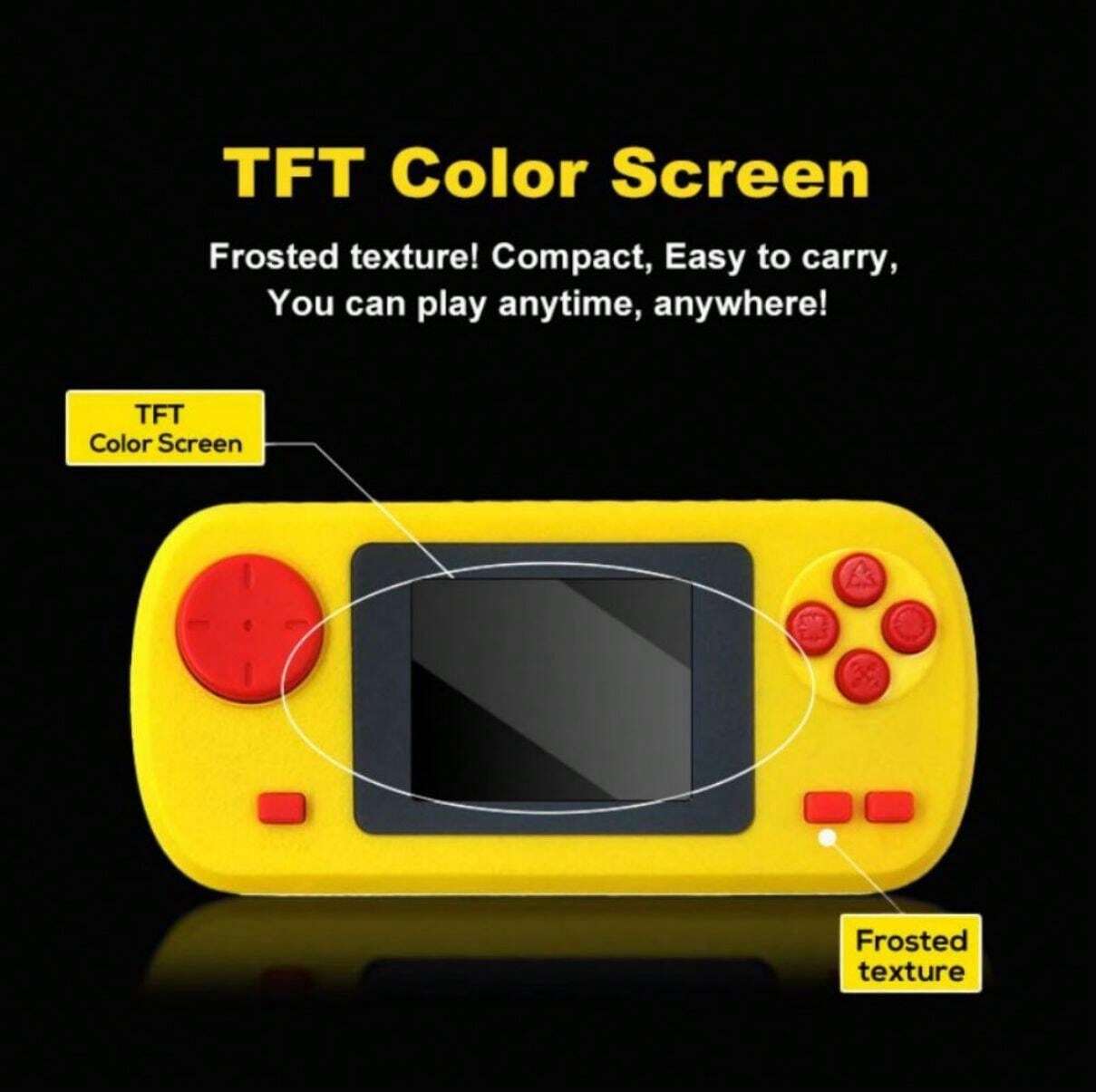 GC32 8-Bit Handheld Game Console, Mini Portable Retro Gaming Console ...