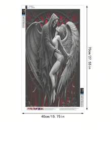 Painting diamante DIY 5D buio colorato teschio , angelo coppia , mosaico con ricamo arte puzzle diamante con ricamo regalo