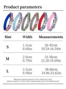 1pc Customized Personalized Nylon Pet Collar With Breathable Diving Fabric Inner Lining, Reflective Strip For Night Safety, Laser Engraving For Pet Name, Contact Information & Address To Prevent Loss, Suitable For Large, Medium & Small Dogs. - Green - View 2
