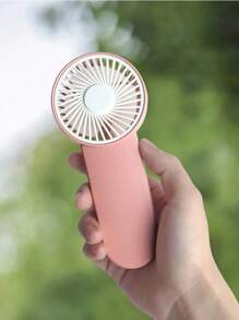 1 Ventilateur portable de poche mini avec un niveau de réglage, alimenté par batterie (le produit ne comprend pas de batterie), Convient pour les bureaux et les bureaux d\"adolescents, avec cordon pour une utilisation en extérieur, Rafraîchissant en été