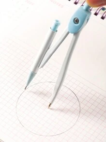 1 Bộ La Bàn Hoạt Hình Với 7 Dụng Cụ Văn Phòng Phẩm Bao Gồm Thước Tam Giác, Thước Đo Góc, La Bàn Cho Học Sinh Học Tập - Nhiều màu - Xem 1