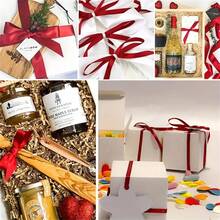 1卷，25碼絲帶玫瑰花束，適用於婚禮、生日和節日-手工髮飾，家庭裝飾和禮品包裝用品