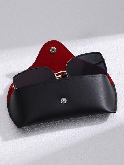 Unisex PU Leather Sunglasses Storage Box, Lining Provides Best Protection For Your Glasses