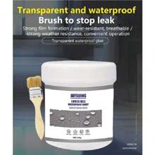 Agente de revestimento transparente à prova d'água invisível à prova de vazamentos cola de reparo condutora de parede invisível à prova d'água banheiro cozinha tubulação pia piso telhado à prova d'água