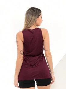 Kit 3 Camiseta Regata Feminina Dry Fit Tapa Bumbum Mullet Academia Esportiva Fitness Cobre Bumbum