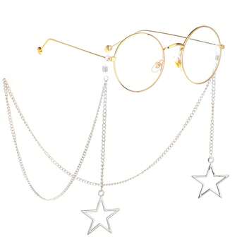 1入組大星星掛飾眼鏡鏈中性款