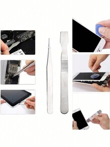 22 Piece Screwdriver And Pry Bar Screwdriver Set, Suitable For Mobile Phone Disassembly Repair Tool Kit - Multicolor - View 5