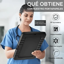 Anillos para libros y carpetas de hojas sueltas, de vuelta a la escuela, útiles escolares - Negro - Ver 3