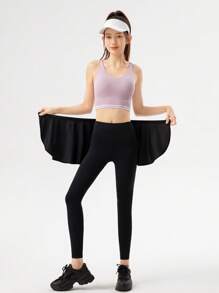 361degree 361專為臀部提供保護的裙子，1件裝，避免尷尬，適用於健身、瑜珈、跑步、戶外休閒活動，建議選擇一到兩個尺碼較大