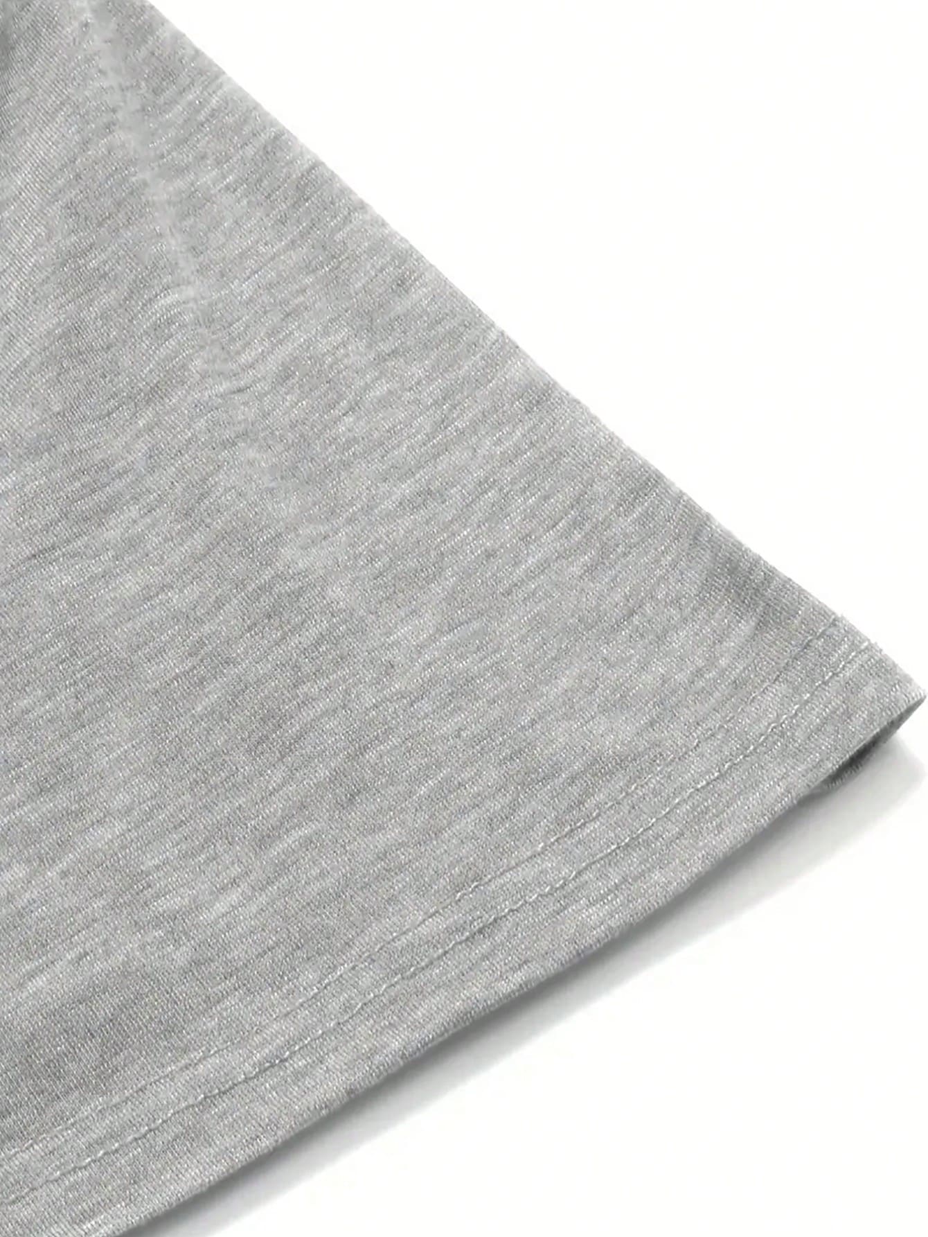 Men Plus Size Summer Sport TShirt And Shorts Set, Comfortable And