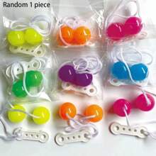 1pc 3cm Fun Skill Toy Pro-Clackers Ball, Clack Ball, Clack Ball, Shake & Hit Ball, Random Delivery - Multicolor - View 11