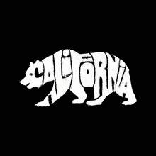 Men's Raglan Baseball Word Art T-Shirt - California Bear