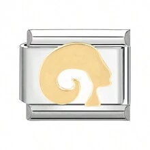 1 Miếng Thư vàng Truyền thống Cổ điển Kiểu Đồ treo Vòng tay Thủ công Vòng tay Liên kết DIY Làm Retro Phụ kiện - Vàng - Xem 47