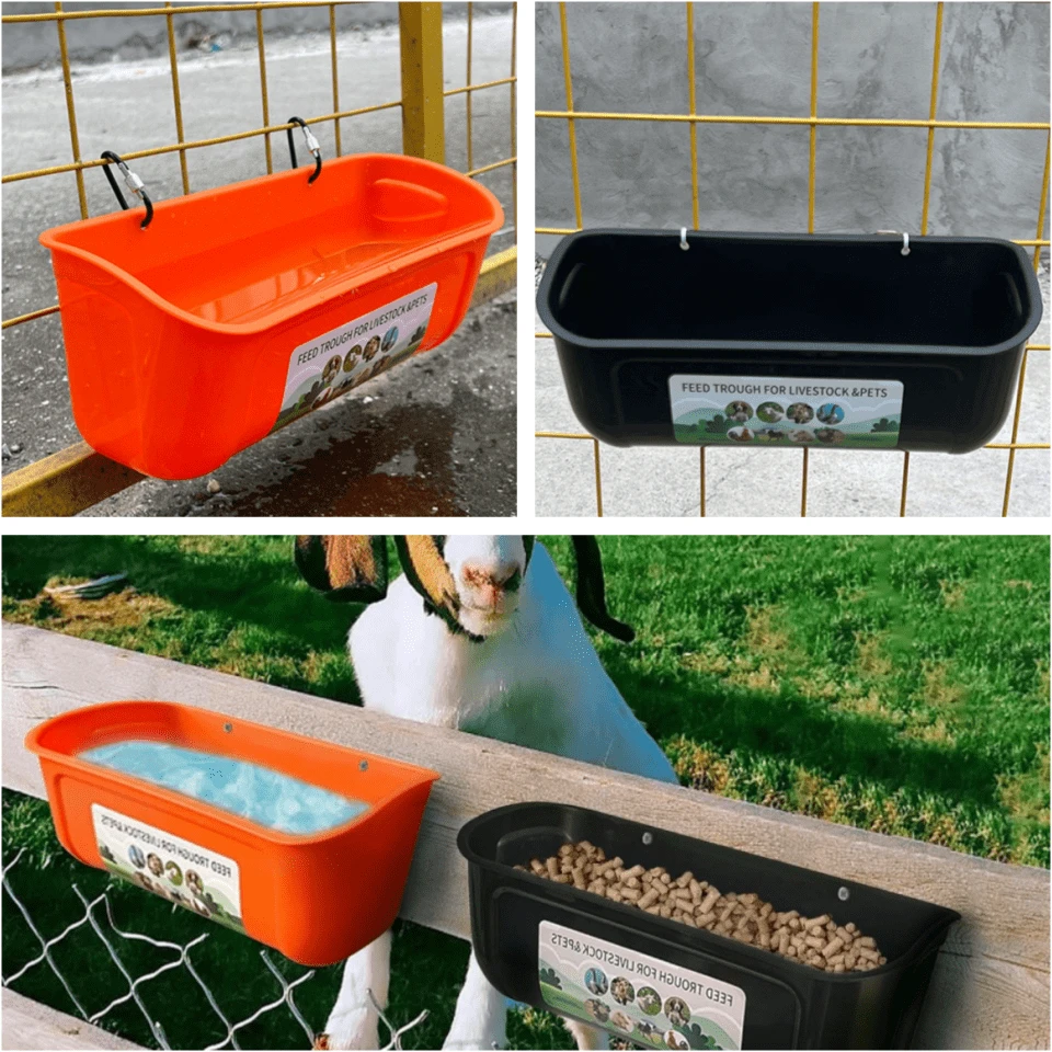 Hanging Chicken Duck Goose Feeding Trough, Cow Sheep Horse Drinking And