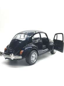 Brinquedo carrinho miniatura de ferro  com fricção - Preto - Visão 5