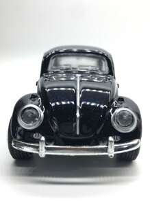 Brinquedo carrinho miniatura de ferro  com fricção - Preto - Visão 4