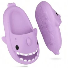 Kids Shark Cloud Slides Toddler Boys Girls Cute Shower Slippers Shark Sandals Beach Pool Quick Dry