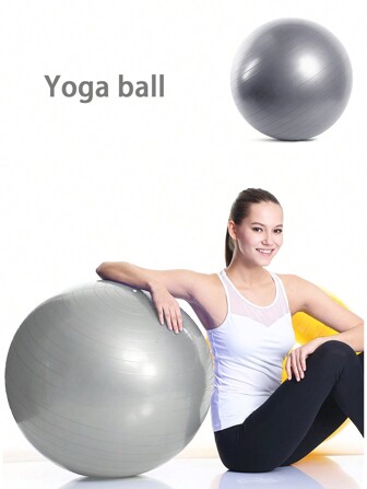1PC PVC Fitness Ball, Large Yoga Ball, Thickened Explosion-Proof Exercise Pilates Equipment, Balance Ball 45/55cm/65cm/75cm
