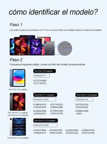 磁性键盘保护套适用于 iPad Pro 11 英寸第 10 代、iPad Air 5/4 10.9 英寸平板电脑 - 白色[西班牙文] - 查看 8
