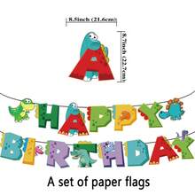 12 banderitas pequeñas + 1 banderita grande para decorar tartas, para usar en fiestas de cumpleaños - Verde militar - Ver 4