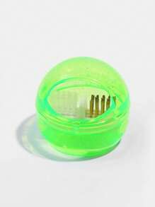 1pc Nail Art Cleaner Tool Case With Steel Wire Brush And Nylon Brush For Cleaning Carbide/Ceramic Nail Drill Bits
