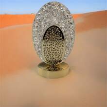 1入組水晶桌燈床頭燈3色可充電護眼夜燈浪漫禮物氛圍燈家居臥室無極調光寫字燈 - 跑道(升級款無極調光) - 查看 8