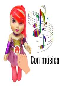 Muñeca Luli Pampin 40cm Excelente Calidad + Sonido - Rosa coral - Ver 2