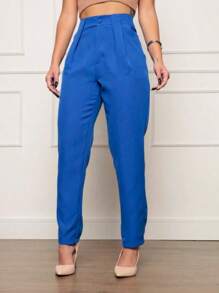 Women Pants - Màu xanh lam - Xem 2