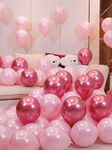 30 pièces Ballons décoratifs métalliques pour fête, événement et décoration de chambre, fournitures pour anniversaire et fête à thème
