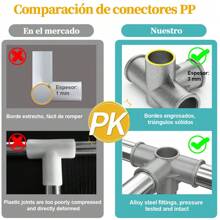 Closet Organizador de Armario Reforzado Minimalista, Tubo de Acero Engrosado, Capacidad de Carga Superfuerte, Armable y Portátil, Practico Y Muy Bonito - Gris Claro - Ver 3