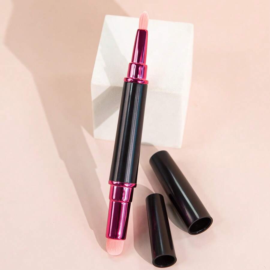 DualEnded Lip Brush, Retractable And Portable, Used For Blending And
