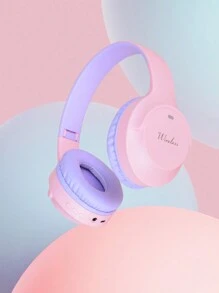 粉色K6無線藍牙耳機，可折疊便攜式耳機 - 粉色 - 查看 12