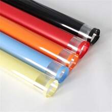 10pcs/20pcs Simple Frame Transparent Glassine Paper Flower Bouquet Wrap Waterproof Flower Wrapping Paper