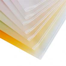 Papel de envolver coreano degradado de 10 piezas/20 piezas para tienda de flores, ramo de flores, arreglo floral, papel mate, embalaje de flores frescas - 10 piezas - Ver 5