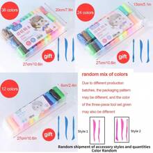 36 Colors/set Ultra-light Clay Plasticine,Mud Clay,Space Mud For Toys,DIY - Multicolor - View 11