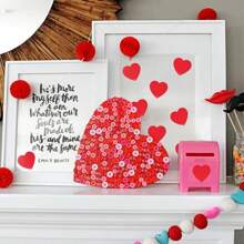 500入組紅色心形貼紙「情人節愛心形狀標籤、母親節心形膠粘貼紙，適用於信封、婚禮、剪貼簿、禮物、獎品（紅色）婚禮派對禮品袋