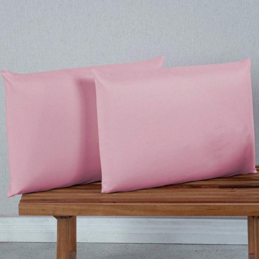 Sheet Sets With Pillowcases - 乾枯玫瑰色 - 查看 1